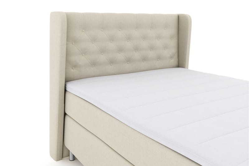 Select No 3 Komplett Sängpaket 140x200 Medium - Beige/Metall - Products - Möbler - Säng - Kontinentalsäng