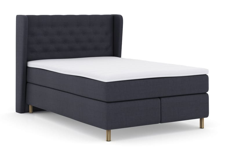 Select No 3 Komplett Sängpaket 140x200 Medium - Blå/Koppar - Products - Möbler - Säng - Kontinentalsäng