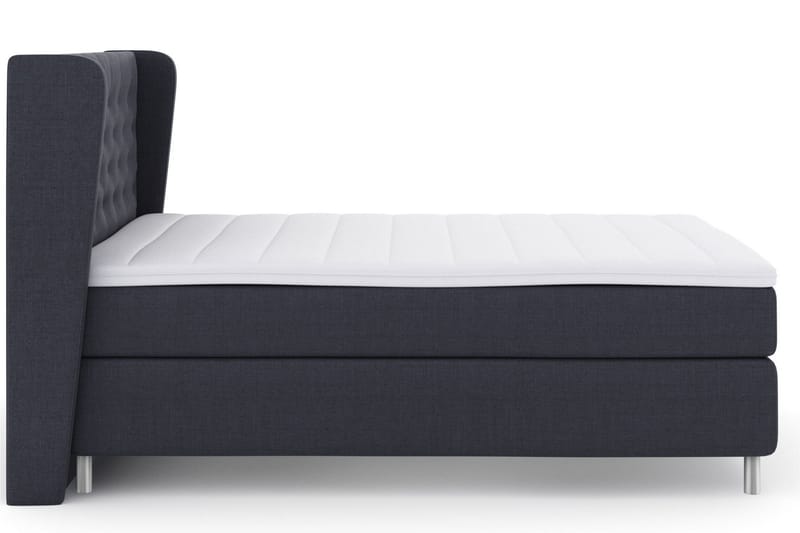 Select No 3 Komplett Sängpaket 140x200 Medium - Blå/Metall - Products - Möbler - Säng - Kontinentalsäng