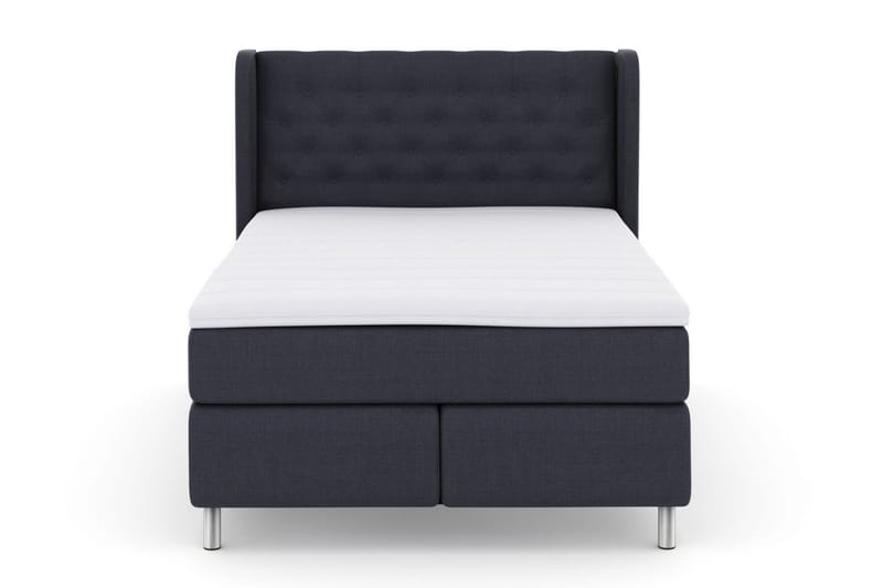 Select No 3 Komplett Sängpaket 140x200 Medium - Blå/Metall - Products - Möbler - Säng - Kontinentalsäng