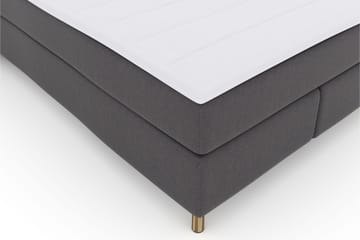 Select No 3 Komplett Sängpaket 140x200 Medium - Mörkgrå/Koppar - Products - Möbler - Säng - Kontinentalsäng