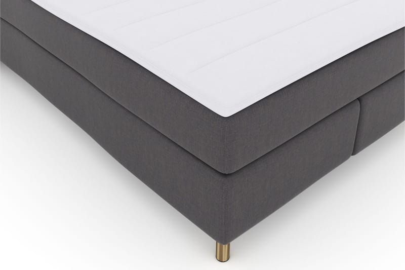Select No 3 Komplett Sängpaket 140x200 Medium - Mörkgrå/Koppar - Products - Möbler - Säng - Kontinentalsäng