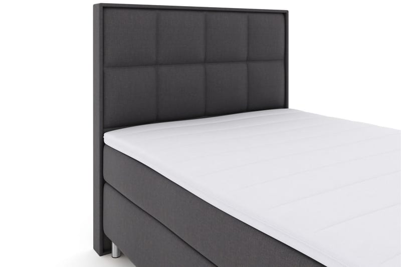 Select No 3 Komplett Sängpaket 140x200 Medium - Mörkgrå/Metall - Products - Möbler - Säng - Kontinentalsäng