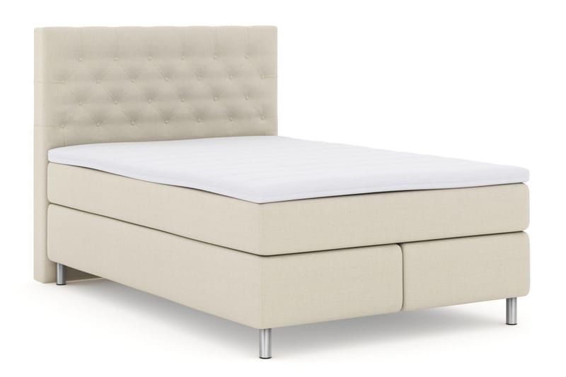Select No 3 Komplett Sängpaket 160x200 Fast - Beige/Metall - Products - Möbler - Säng - Kontinentalsäng