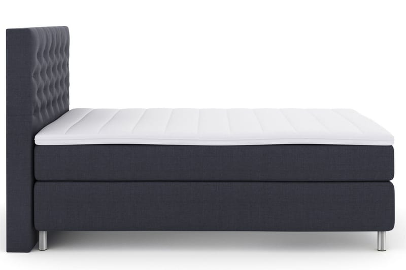 Select No 3 Komplett Sängpaket 160x200 Fast - Blå/Metall - Products - Möbler - Säng - Kontinentalsäng