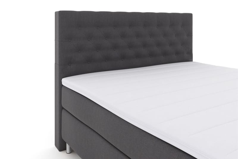 Select No 3 Komplett Sängpaket 160x200 Fast - Mörkgrå/Metall - Products - Möbler - Säng - Kontinentalsäng