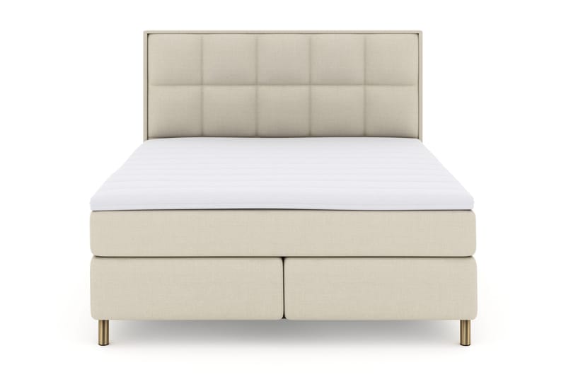 Select No 3 Komplett Sängpaket 180x200 Fast - Beige/Koppar - Products - Möbler - Säng - Kontinentalsäng