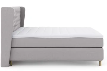 Select No 3 Komplett Sängpaket 180x200 Fast - Ljusgrå/Koppar - Products - Möbler - Säng - Kontinentalsäng