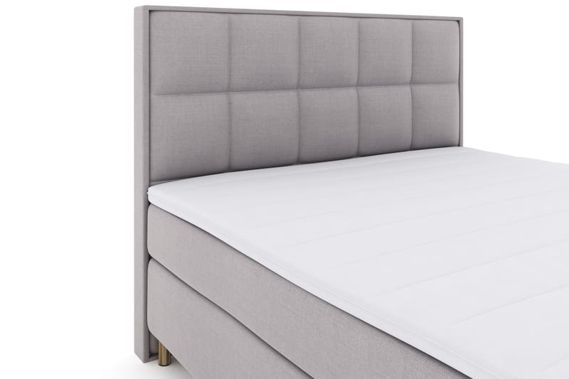 Select No 3 Komplett Sängpaket 180x200 Fast - Ljusgrå/Koppar - Products - Möbler - Säng - Kontinentalsäng