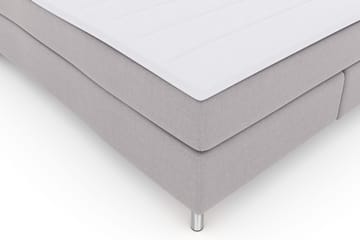 Select No 3 Komplett Sängpaket 180x200 Fast - Ljusgrå/Metall - Products - Möbler - Säng - Kontinentalsäng