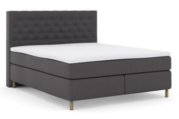 Select No 3 Komplett Sängpaket 180x200 Fast - Mörkgrå/Koppar - Products - Möbler - Säng - Kontinentalsäng
