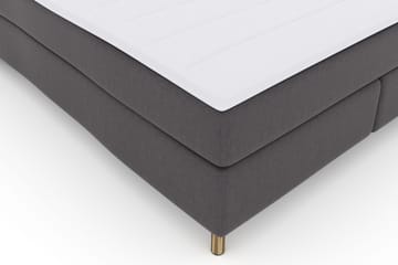 Select No 3 Komplett Sängpaket 180x200 Fast - Mörkgrå/Koppar - Products - Möbler - Säng - Kontinentalsäng