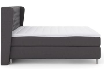 Select No 3 Komplett Sängpaket 180x200 Fast - Mörkgrå/Metall - Products - Möbler - Säng - Kontinentalsäng