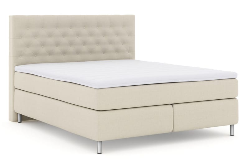 Select No 3 Komplett Sängpaket 180x200 Fast/Medium - Beige/Metall - Products - Möbler - Säng - Kontinentalsäng