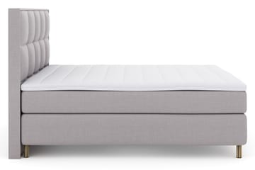 Select No 3 Komplett Sängpaket 210x210 Fast/Medium - Ljusgrå/Koppar - Products - Möbler - Säng - Kontinentalsäng