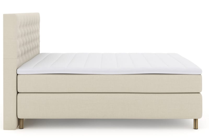Select No 3 Komplett Sängpaket 210x210 Medium - Beige/Koppar - Products - Möbler - Säng - Kontinentalsäng