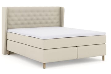 Select No 3 Komplett Sängpaket 210x210 Medium - Beige/Koppar - Products - Möbler - Säng - Kontinentalsäng