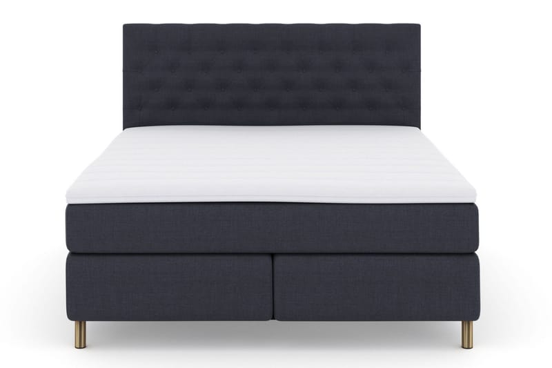 Select No 3 Komplett Sängpaket 210x210 Medium - Blå/Koppar - Products - Möbler - Säng - Kontinentalsäng