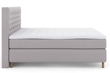 Select No 3 Komplett Sängpaket 210x210 Medium - Ljusgrå/Koppar - Products - Möbler - Säng - Kontinentalsäng