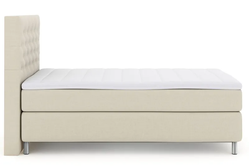 Select No 3 Kontinentalsäng 120x200 Medium - Beige/Metall - Products - Möbler - Säng - Enkelsäng
