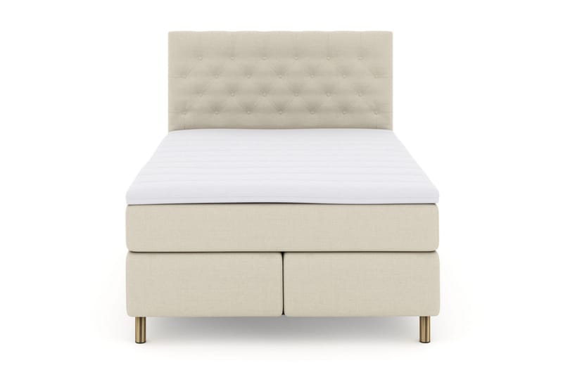 Select No 3 Kontinentalsäng 140x200 Medium - Beige/Koppar - Products - Möbler - Säng - Kontinentalsäng