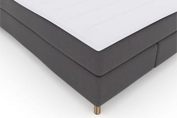 Select No 3 Kontinentalsäng 140x200 Medium - Mörkgrå/Koppar - Products - Möbler - Säng - Kontinentalsäng