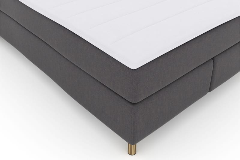 Select No 3 Kontinentalsäng 140x200 Medium - Mörkgrå/Koppar - Products - Möbler - Säng - Kontinentalsäng