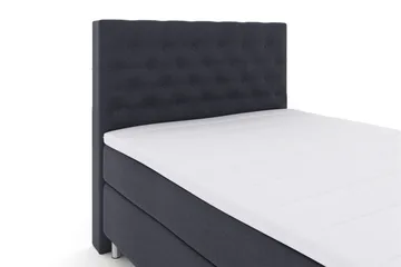 Select No 3 Kontinentalsäng 160x200 Fast/Medium - Blå/Metall - Products - Möbler - Säng - Kontinentalsäng