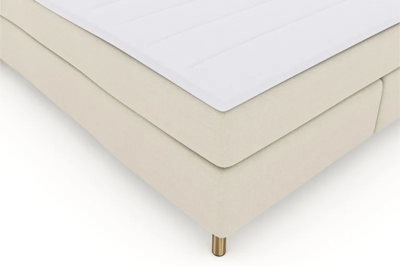 Select No 3 Kontinentalsäng 180x200 Fast - Beige/Koppar - Products - Möbler - Säng - Kontinentalsäng