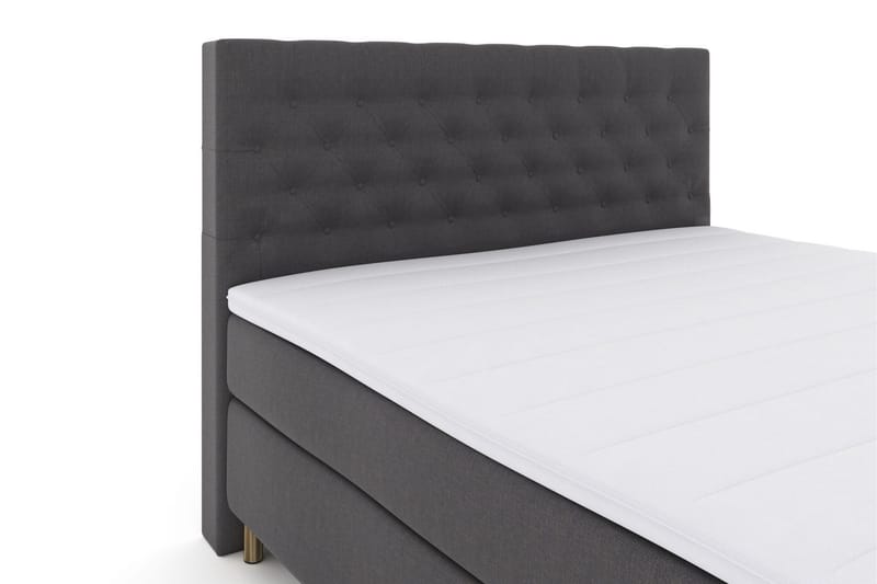 Select No 3 Kontinentalsäng 180x200 Fast - Mörkgrå/Koppar - Products - Möbler - Säng - Kontinentalsäng
