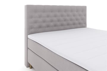 Select No 3 Kontinentalsäng 180x200 Fast/Medium - Ljusgrå/Koppar - Products - Möbler - Säng - Kontinentalsäng