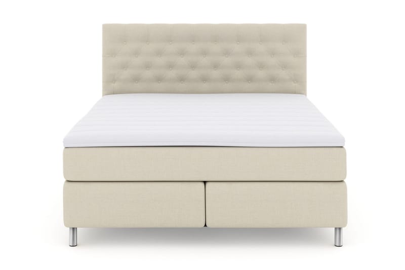 Select No 3 Kontinentalsäng 180x200 Medium, Beige/Metall