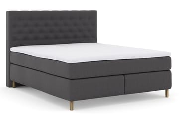 Select No 3 Kontinentalsäng 180x200 Medium - Mörkgrå/Koppar - Products - Möbler - Säng - Kontinentalsäng