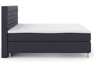 Select No 3 Kontinentalsäng 210x210 Fast - Blå/Metall - Products - Möbler - Säng - Kontinentalsäng