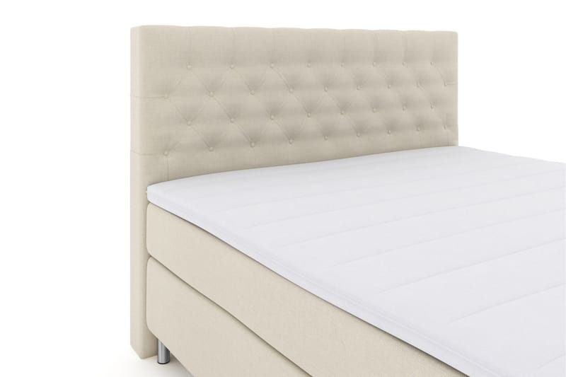 Select No 3 Kontinentalsäng 210x210 Medium - Beige/Metall - Products - Möbler - Säng - Kontinentalsäng