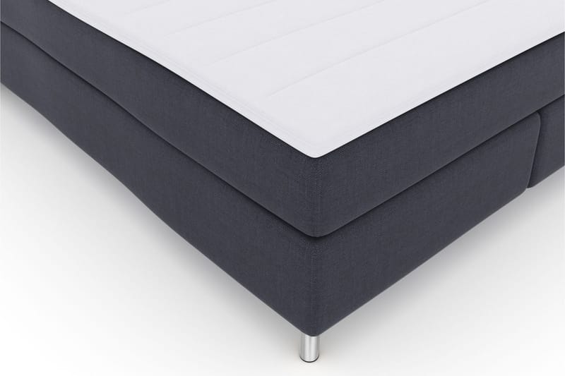 Select No 3 Kontinentalsäng 210x210 Medium - Blå/Metall - Products - Möbler - Säng - Kontinentalsäng