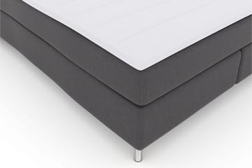 Select No 3 Kontinentalsäng 210x210 Medium - Mörkgrå/Metall - Products - Möbler - Säng - Kontinentalsäng