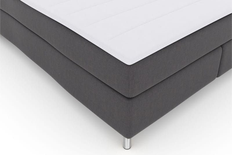 Select No 3 Kontinentalsäng 210x210 Medium - Mörkgrå/Metall - Products - Möbler - Säng - Kontinentalsäng