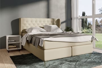 Select No 4 Komplett Sängpaket 120x200 Medium - Beige/Guld - Products - Möbler - Säng - Enkelsäng