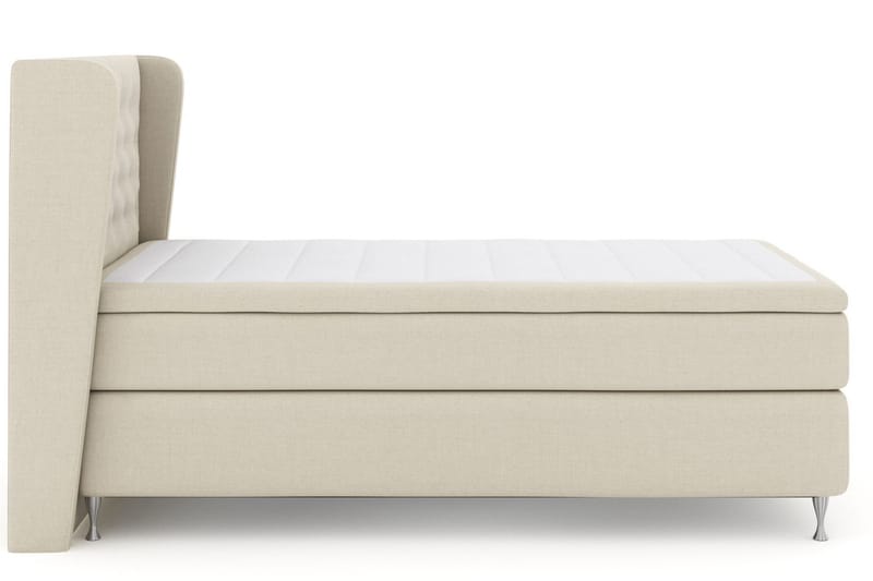 Select No 4 Komplett Sängpaket 120x200 Medium - Beige/Silver - Products - Möbler - Säng - Enkelsäng
