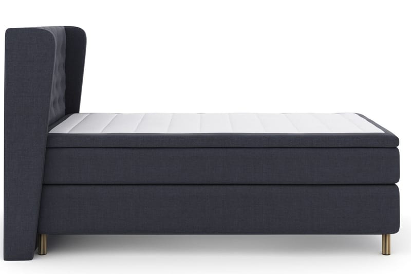 Select No 4 Komplett Sängpaket 120x200 Medium - Blå/Metall - Products - Möbler - Säng - Enkelsäng