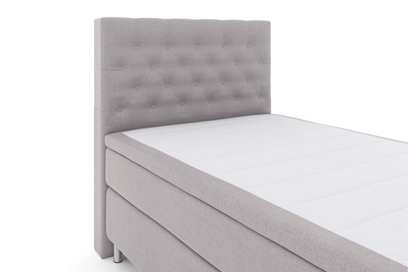 Select No 4 Komplett Sängpaket 120x200 Medium - Ljusgrå/Metall - Products - Möbler - Säng - Enkelsäng