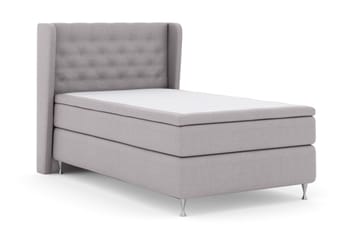 Select No 4 Komplett Sängpaket 120x200 Medium - Ljusgrå/Silver - Products - Möbler - Säng - Enkelsäng