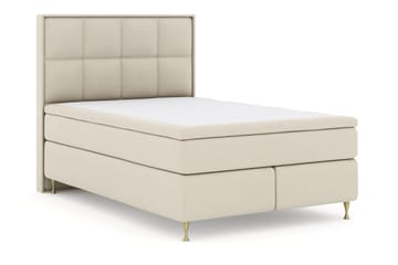 Select No 4 Komplett Sängpaket 140x200 Fast - Beige/Guld - Products - Möbler - Säng - Kontinentalsäng