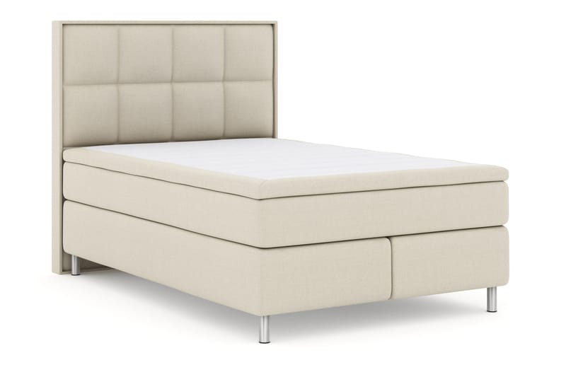 Select No 4 Komplett Sängpaket 140x200 Fast - Beige/Metall - Products - Möbler - Säng - Kontinentalsäng
