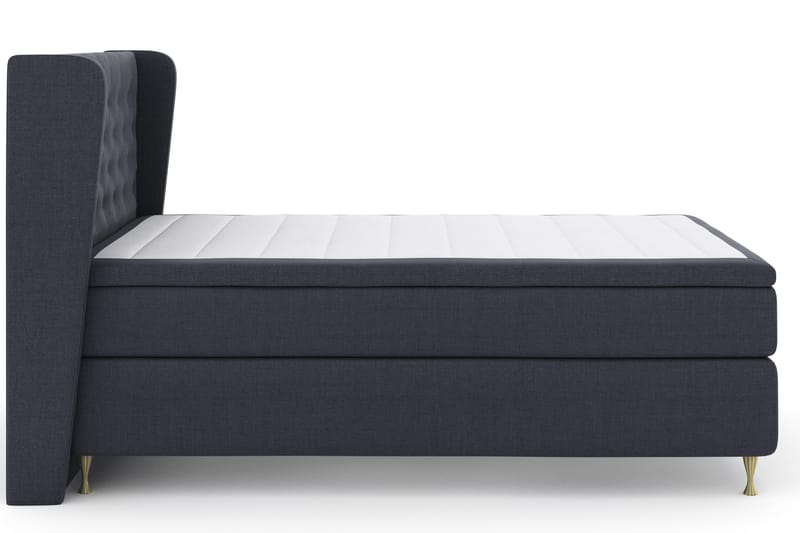 Select No 4 Komplett Sängpaket 140x200 Fast - Blå/Guld - Products - Möbler - Säng - Kontinentalsäng
