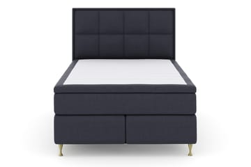 Select No 4 Komplett Sängpaket 140x200 Fast - Blå/Guld - Products - Möbler - S äng - Kontinentalsäng