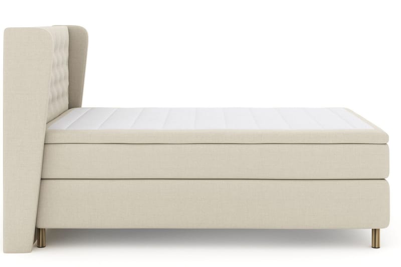 Select No 4 Komplett Sängpaket 140x200 Fast/Medium - Beige/Koppar - Products - Möbler - Säng - Kontinentalsäng