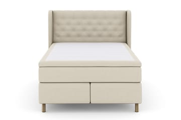 Select No 4 Komplett Sängpaket 140x200 Fast/Medium - Beige/Koppar - Products - Möbler - Säng - Kontinentalsäng