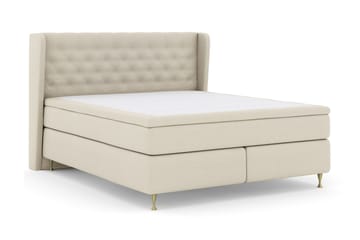 Select No 4 Komplett Sängpaket 160x200 Fast - Beige/Guld - Products - Möbler - Säng - Kontinentalsäng